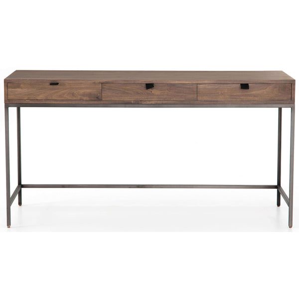 Home Fashion Trey Modular Writing Desk Auburn Poplar By Four Hands