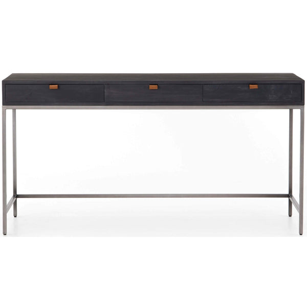 Home Fashion Trey Modular Writing Desk Black Poplar By Four Hands