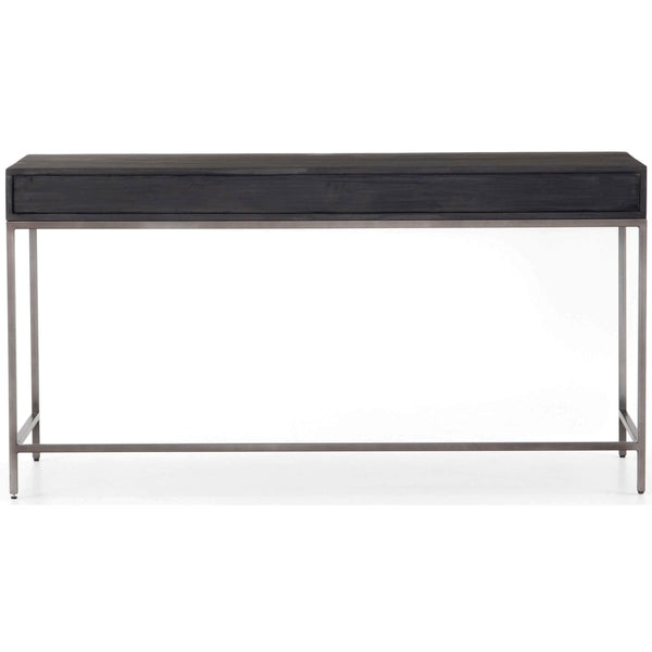 Home Fashion Trey Modular Writing Desk Black Poplar By Four Hands