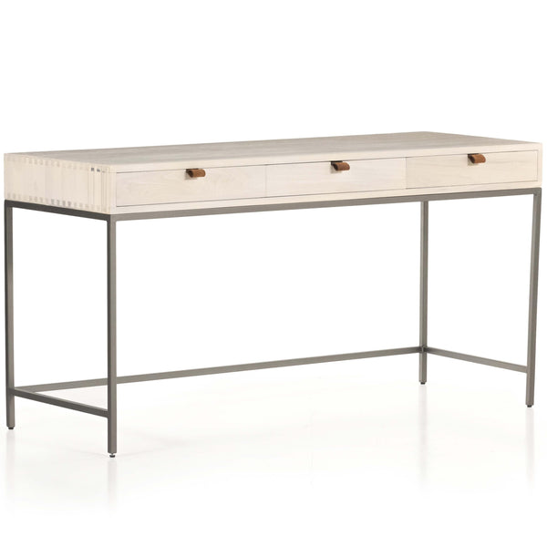 home fashion Trey Modular Writing Desk Dove Poplar by Four Hands