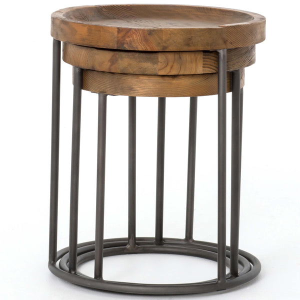 Home Fashion Tristan Nesting Tables Bleached Pine By Four Hands