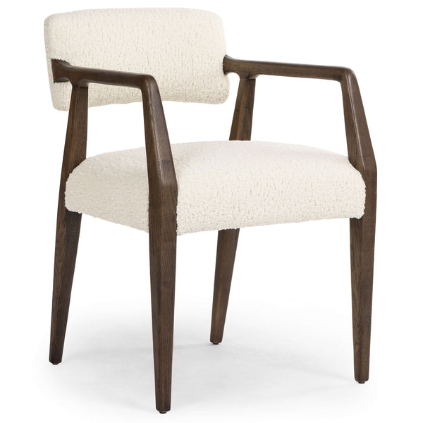 home fashion Tyler Dining Arm Chair Sheepskin Natural by Four Hands