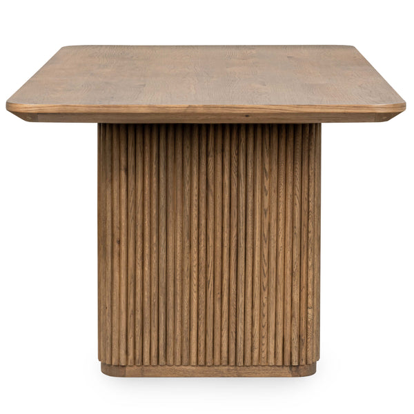 Home Fashion Vander Rectangular Dining Table Tawny Brown