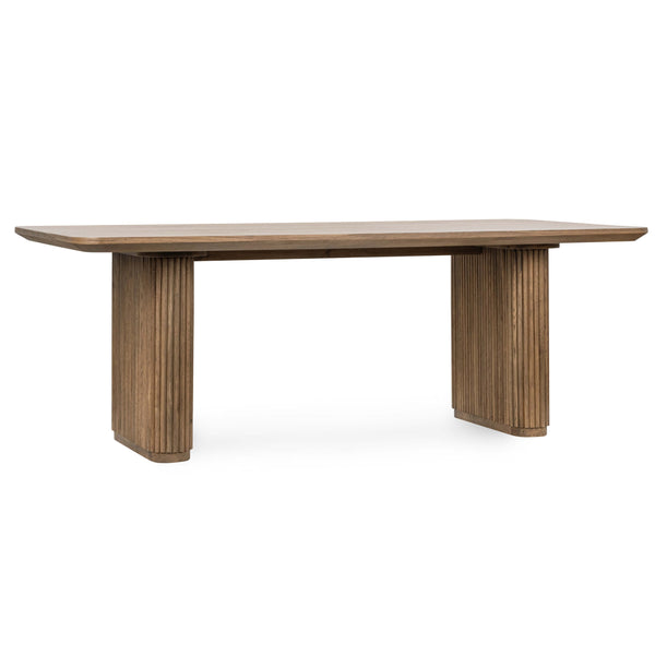 home fashion Vander Rectangular Dining Table Tawny Brown