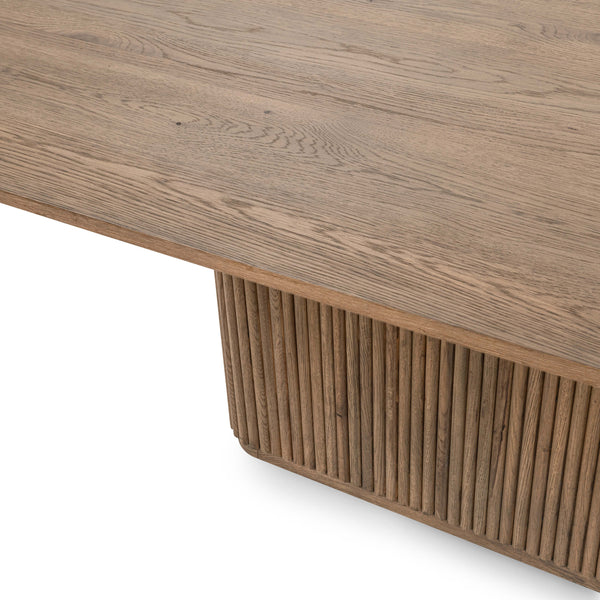 Home Fashion Vander Square Dining Table Tawny Brown