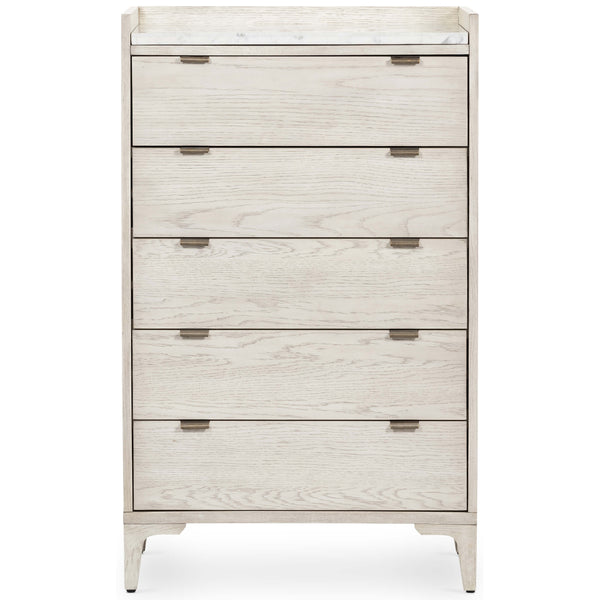 Home Fashion Viggo Tall Dresser Vintage White By Four Hands