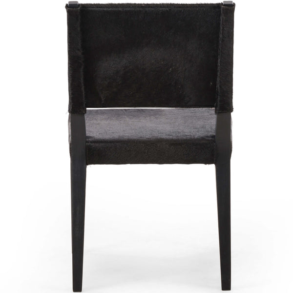 Home Fashion Villa Leather Dining Chair Black Hair On Hide Set Of 2 By Four Hands