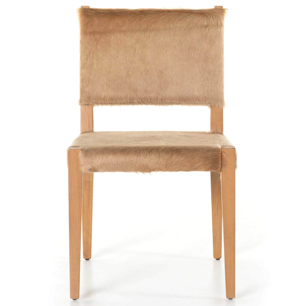 Home Fashion Villa Leather Dining Chair Palomino Hair On Hide Set Of 2 By Four Hands