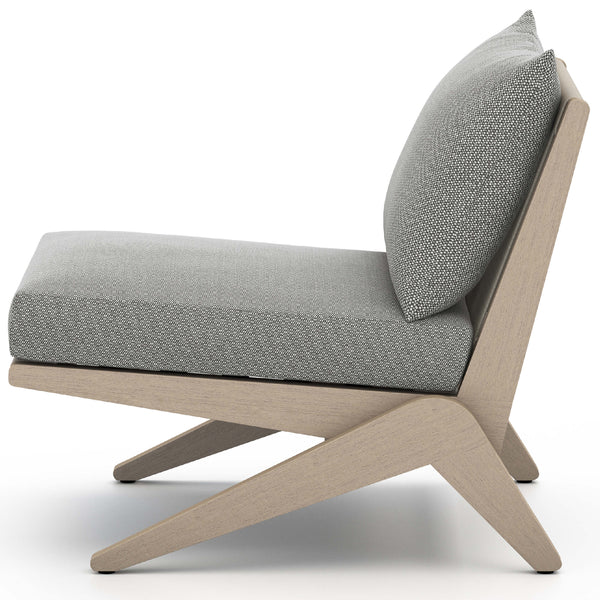 Home Fashion Virgil Outdoor Chair Faye Ash/Washed Brown By Four Hands