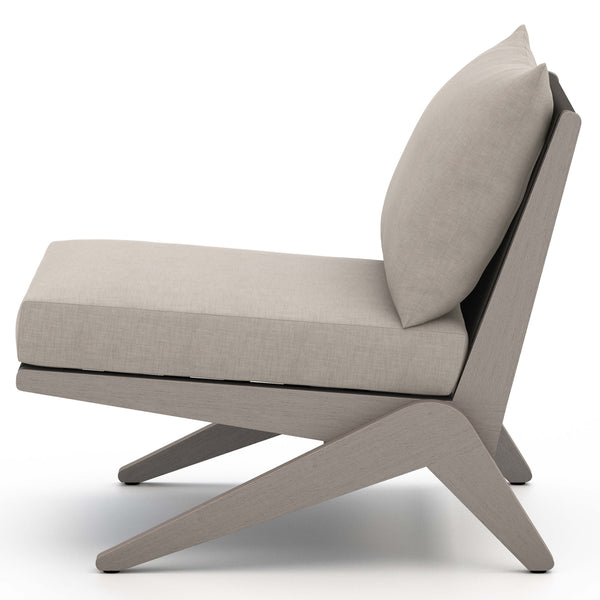 Home Fashion Virgil Outdoor Chair Stone Grey/Weathered Grey By Four Hands