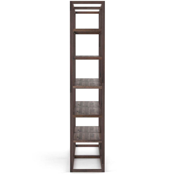 Home Fashion Waylon Double Bookshelf Harvest Brown By Four Hands
