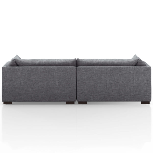 Home Fashion Westwood 102" Double Chaise Bennett Charcoal By Four Hands