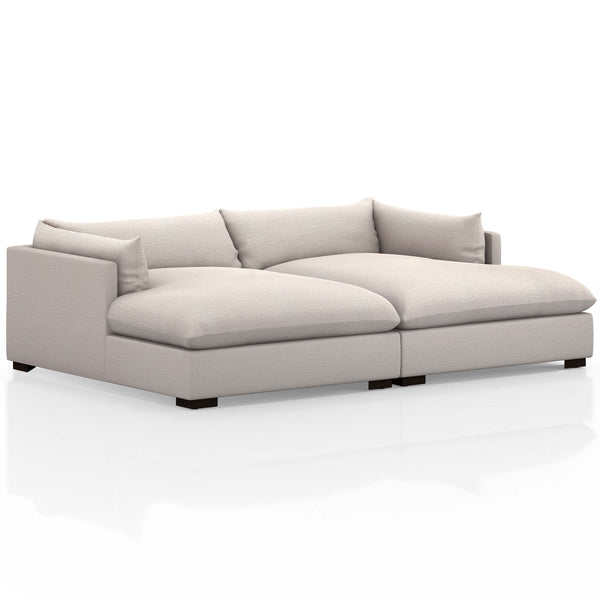 Home Fashion Westwood 102" Double Chaise Bennett Moon By Four Hands