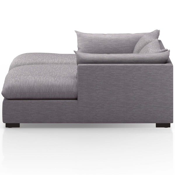 Home Fashion Westwood 102" Double Chaise Valley Silver Moon By Four Hands