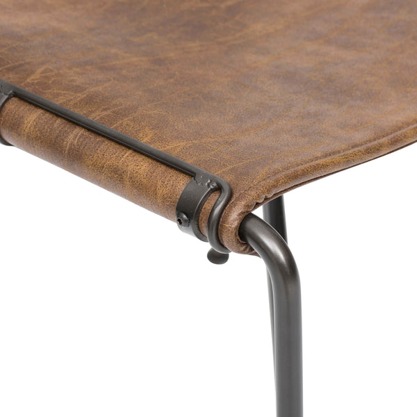 Home Fashion Wharton Dining Chair Distressed Brown Set Of 2 By Four Hands