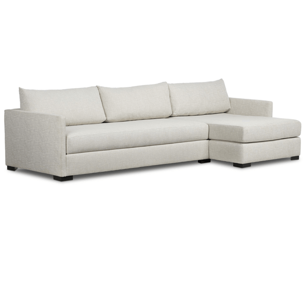 home fashion Wickham 2 Piece Left Chaise Sleeper Sectional Alameda Snow by Four Hands