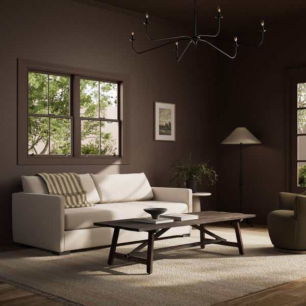 Home Fashion Wickham 86.5" Sofa Nomad Marshmallow By Four Hands