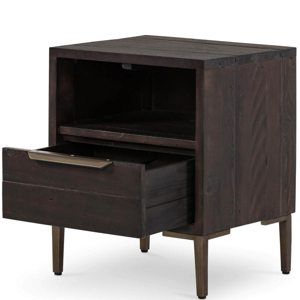 Home Fashion Wyeth Nightstand Dark Carbon By Four Hands