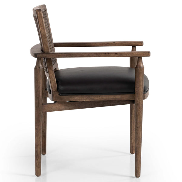 Home Fashion Xavier Dining Arm Chair Carson Black By Four Hands