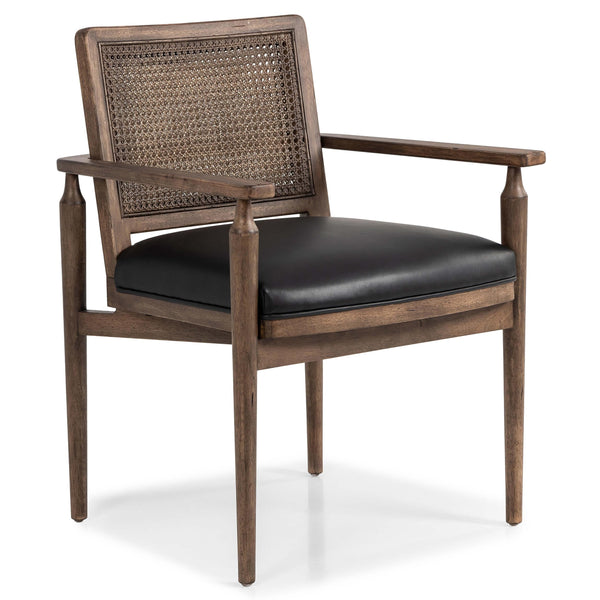 home fashion Xavier Dining Arm Chair Carson Black by Four Hands