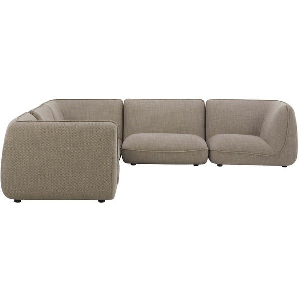 Home Fashion Zeppelin Classic L Modular Sectional Speckled Pumice