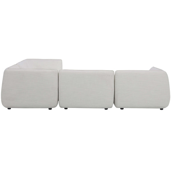Home Fashion Zeppelin Classic L Modular Sectional White