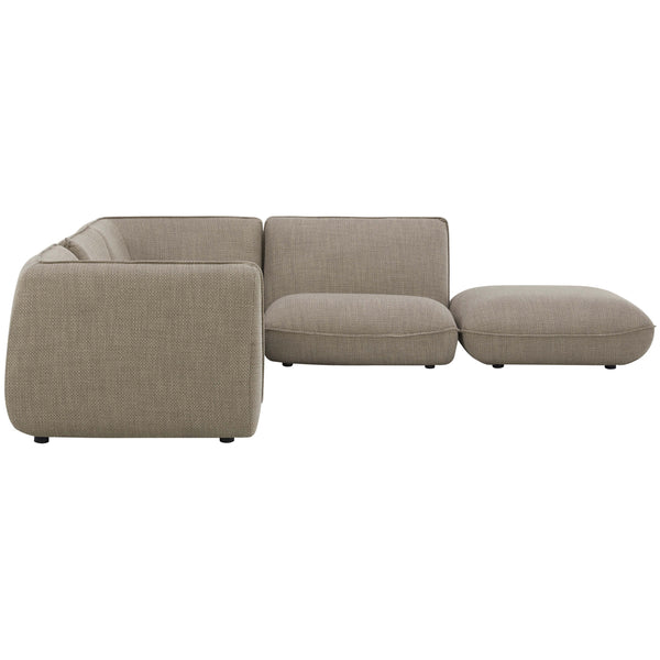 Home Fashion Zeppelin Dream Modular Sectional Speckled Pumice