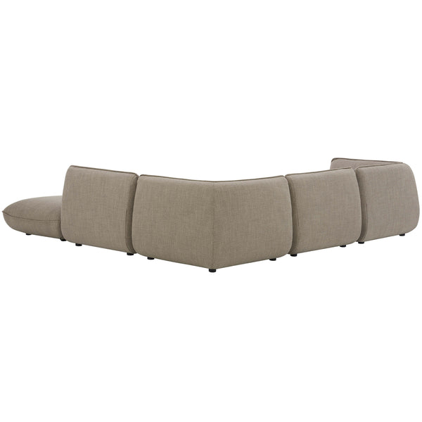 Home Fashion Zeppelin Dream Modular Sectional Speckled Pumice