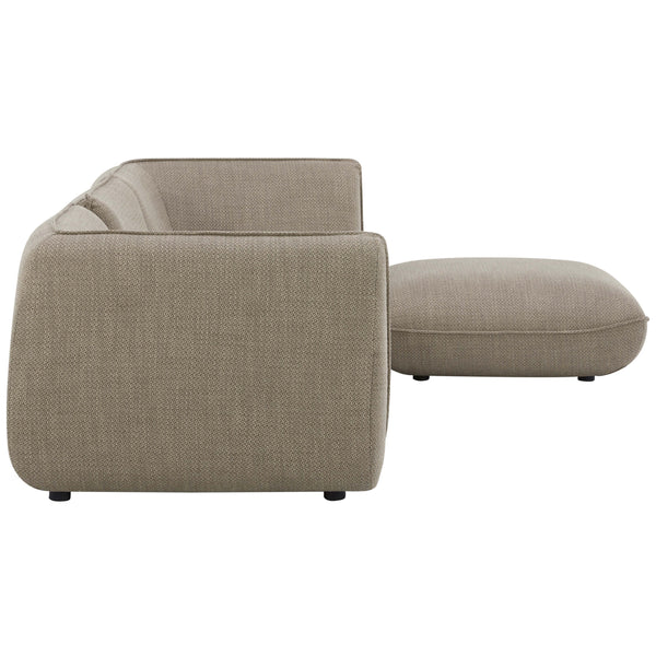 Home Fashion Zeppelin Lounge Modular Sectional Speckled Pumice