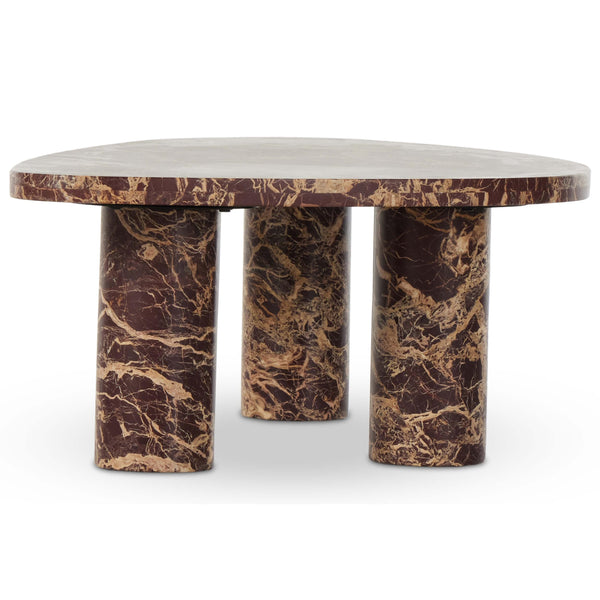 Home Fashion Zion Large Coffee Table Merlot By Four Hands