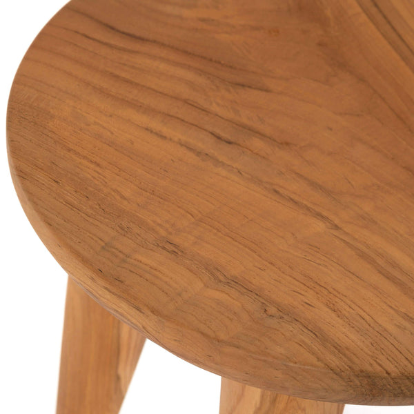 Home Fashion Zuri Round Outdoor End Table Natural By Four Hands