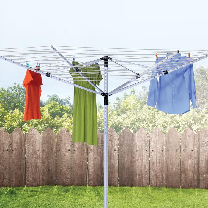 Honey Can Do Aluminum 165-Feet Outdoor Umbrella Drying Rack