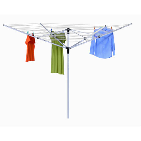 honey can do Aluminum 165-Feet Outdoor Umbrella Drying Rack