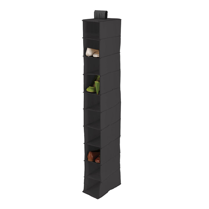 honey can do Black 10-Shelf Hanging Closet Organizer