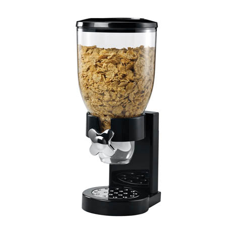 honey can do Black 17.5-oz Cereal Dispenser with Portion Control