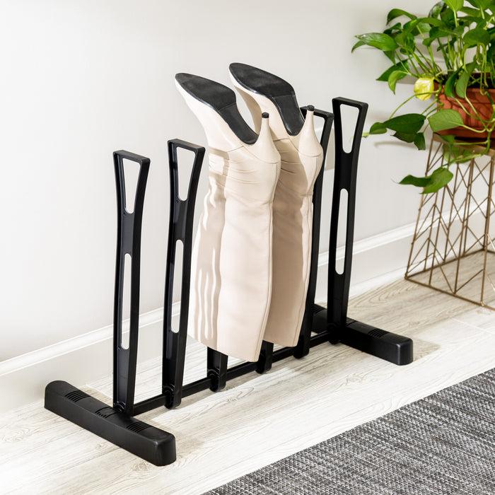 Honey Can Do Black 3-Pair Boot Storage And Drying Rack