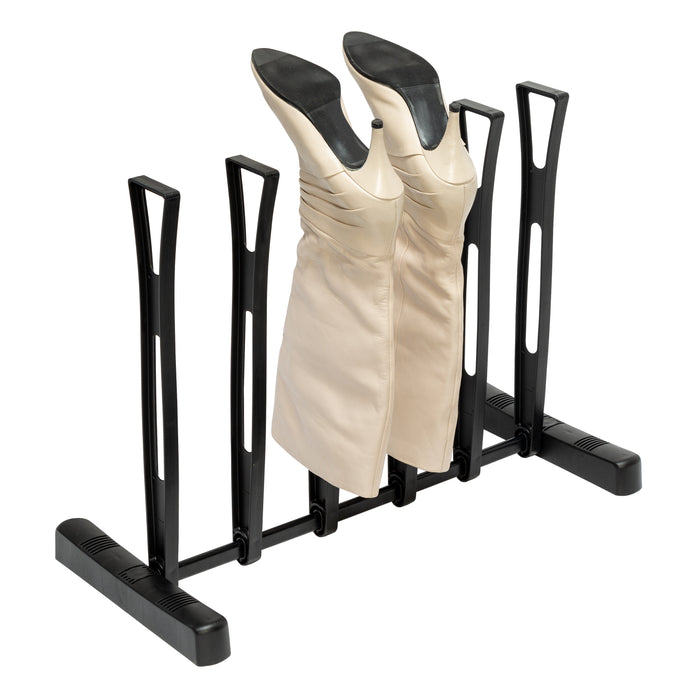 Honey Can Do Black 3-Pair Boot Storage And Drying Rack