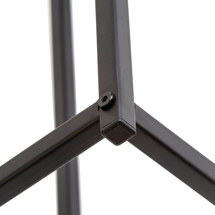 Honey Can Do Black Square Nesting Side Tables (Set Of 2)