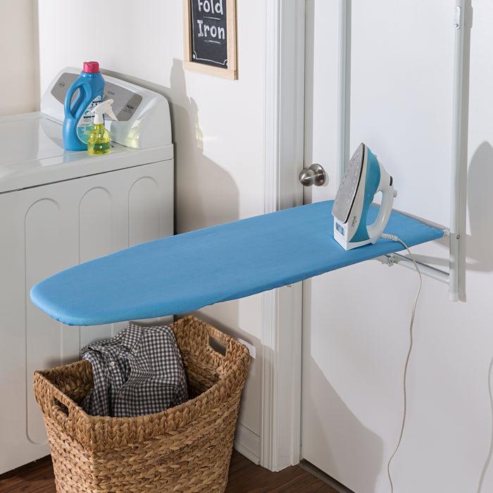 Honey Can Do Blue Over-the-Door Compact Folding Ironing Board