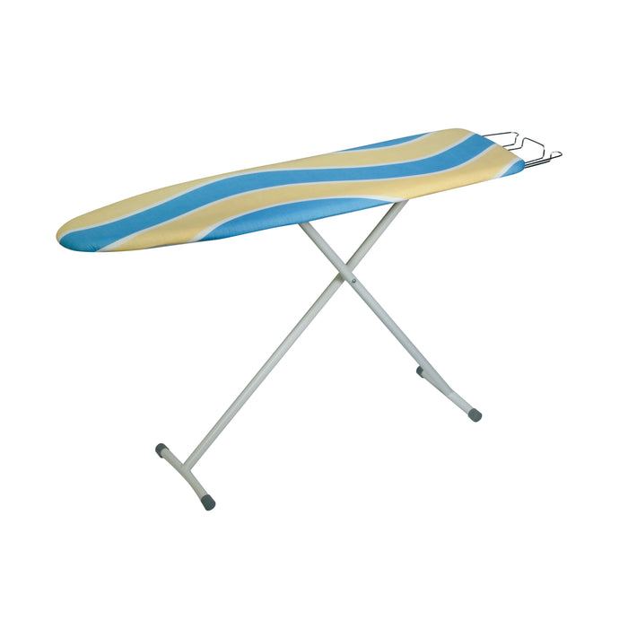 Honey Can Do Blue/Yellow Folding Ironing Board With Iron Rest