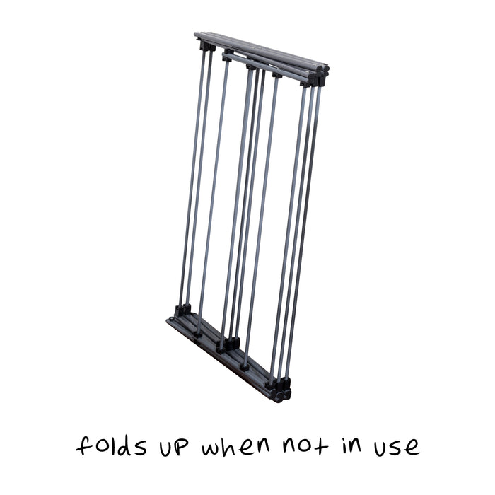Honey Can Do Chrome 3-Tier Folding Accordion Drying Rack