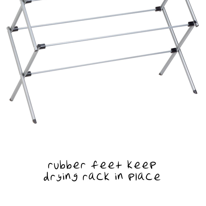 Honey Can Do Chrome 3-Tier Folding Accordion Drying Rack