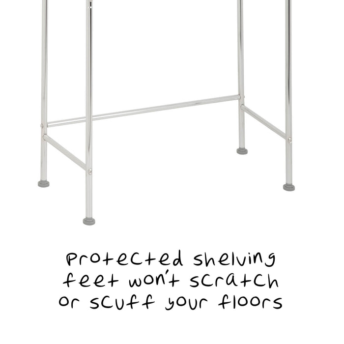 Honey Can Do Chrome 3-Tier Over-The-Toilet Storage Shelf
