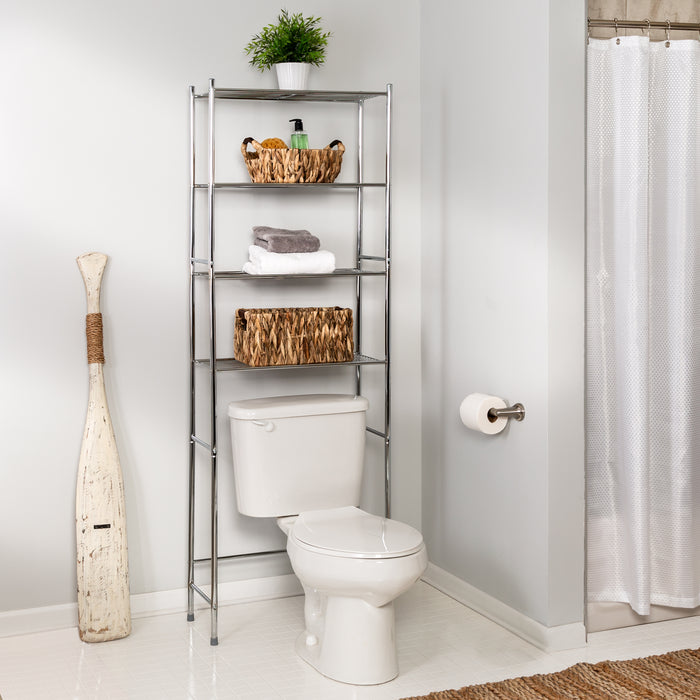 Honey Can Do Chrome 4-Tier Over-The-Toilet Space Saver