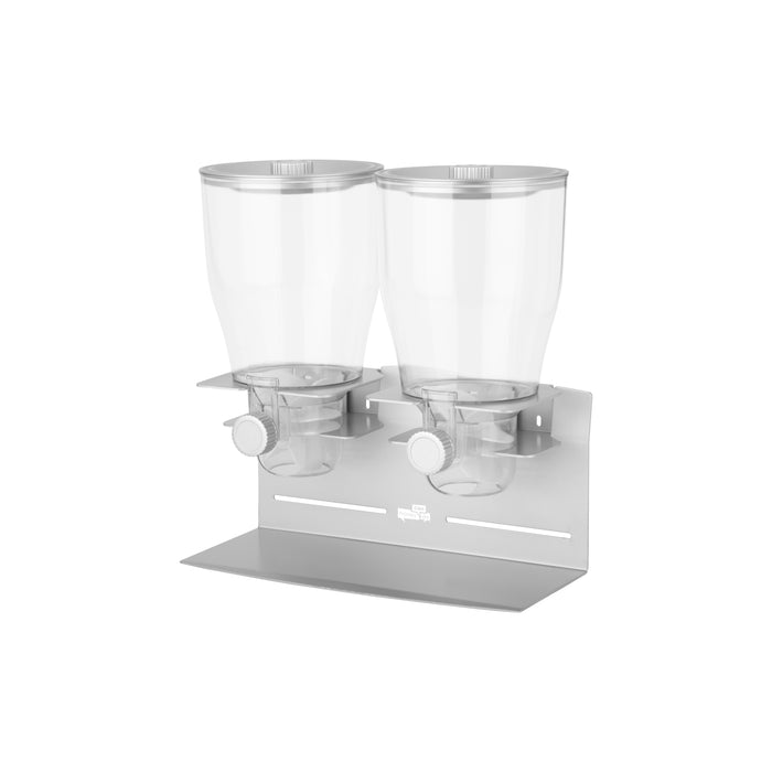 Honey Can Do Chrome Double Commercial Cereal Dispenser