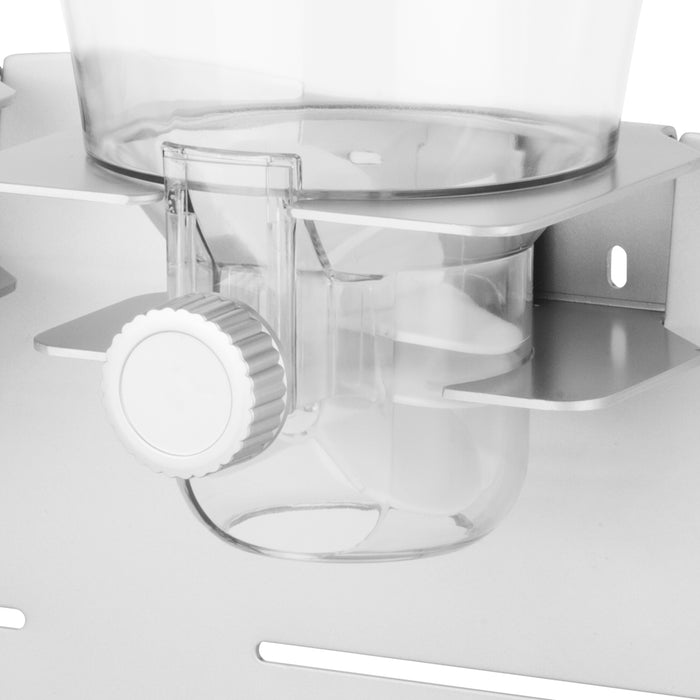 Honey Can Do Chrome Double Commercial Cereal Dispenser