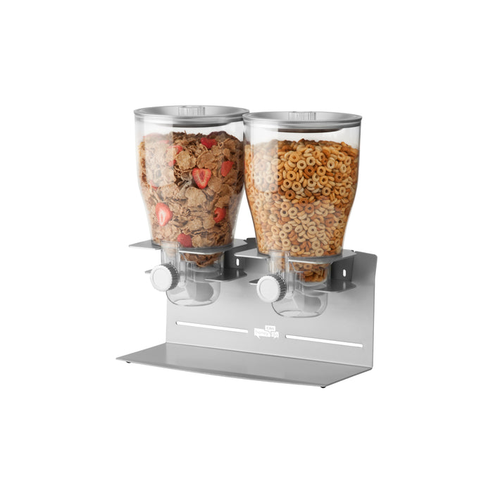 honey can do Chrome Double Commercial Cereal Dispenser