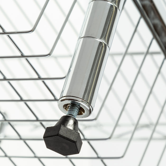 Honey Can Do Chrome Stacking Cabinet Organizer Drawer