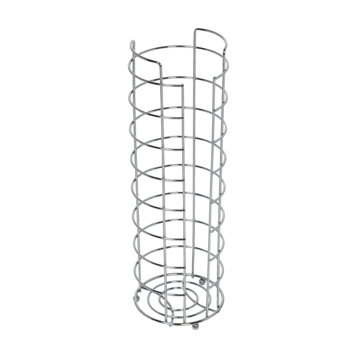 honey can do Chrome Wire Freestanding 4 Roll Toilet Paper Holder