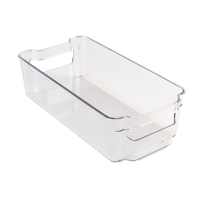 Honey Can Do Clear BPA-Free Stackable Refrigerator Organizer Bins (Set Of 4)